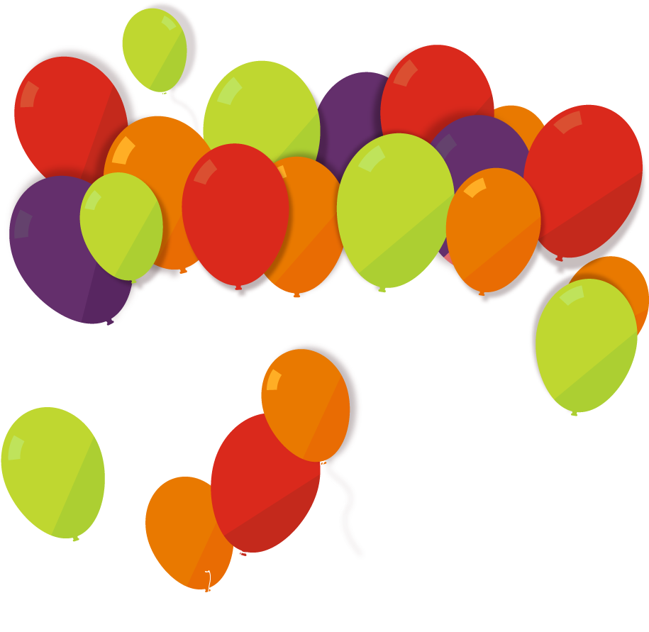 Balloons - Circle (1000x1000), Png Download