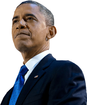 Serious Obama - Barack Obama No Background (400x400), Png Download