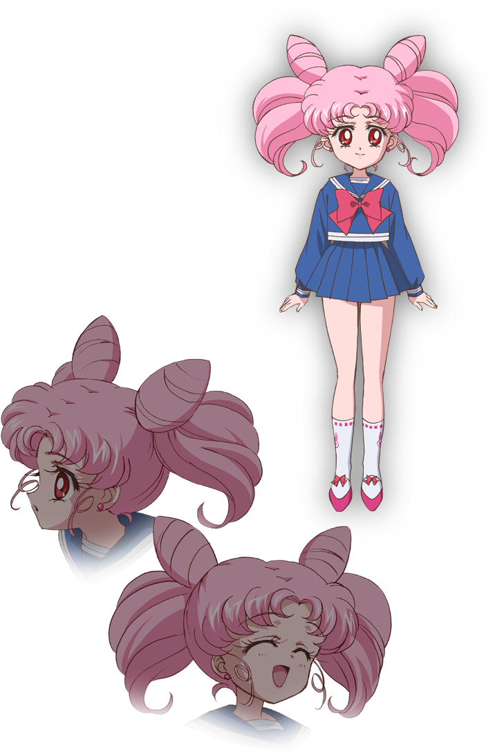 Sailor Moon Crystal Chibiusa Pose - Sailor Moon Crystal Chibiusa (880x1224), Png Download