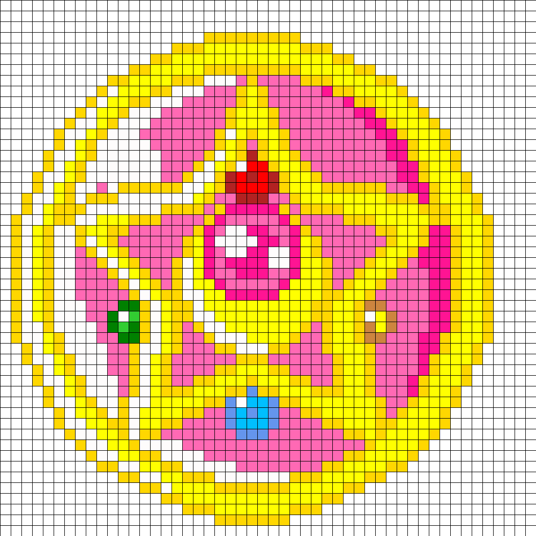 Crystal Star Perler Bead Pattern / Bead Sprite - Melty Bead Patterns Sailor Moon (1050x1050), Png Download