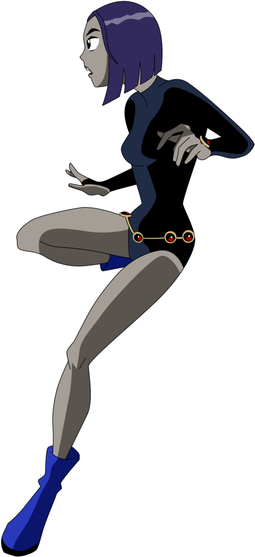 Teen Titan Raven By Https - Teen Titans Raven Without Cape (692x1153), Png Download