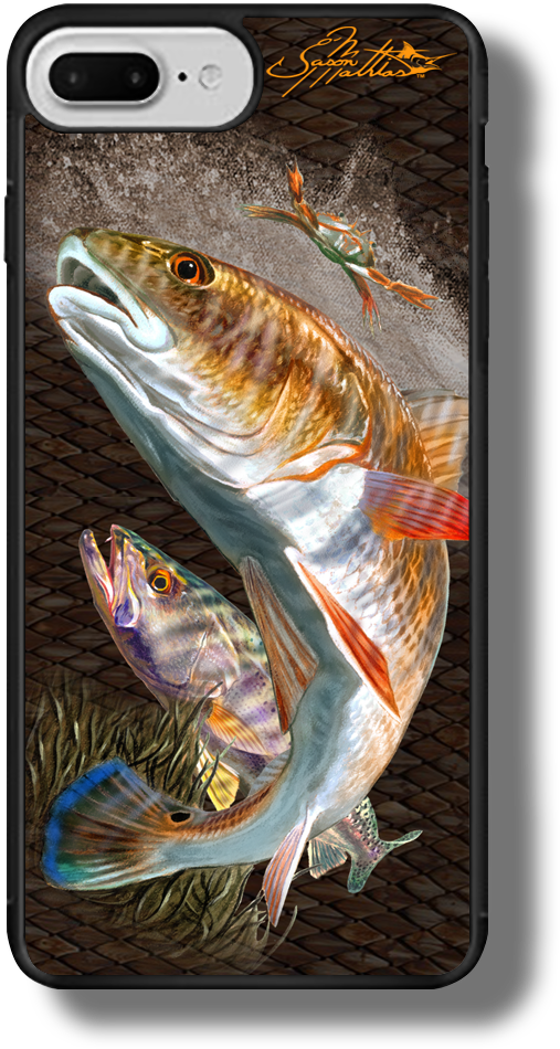 Iphone Plus Case Cover Slim Fit Protective Jason Mathias - Redfish Iphone 5 Case (1042x1042), Png Download