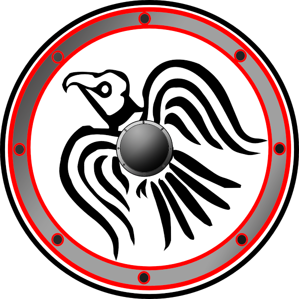 Viking Shield - Viking Banner Raven (600x600), Png Download