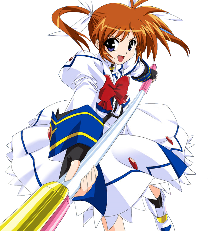 Kenshiro Vs Nanoha Takamachi - Mahou Shoujo Lyrical Nanoha Icon Folder (700x762), Png Download