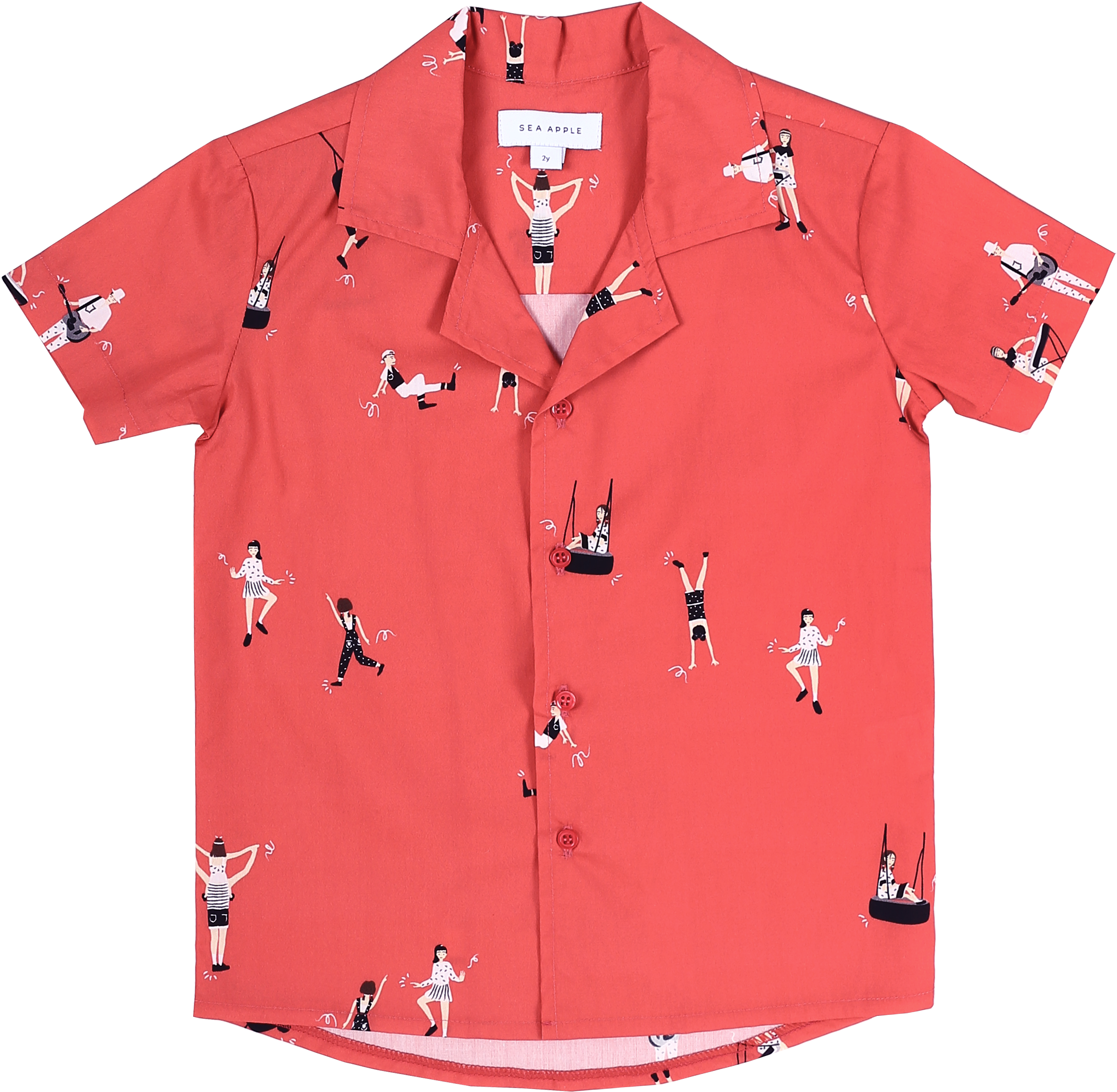 Let's Dance Red Hawaiian Shirt - Saitama Prefecture (3921x3921), Png Download