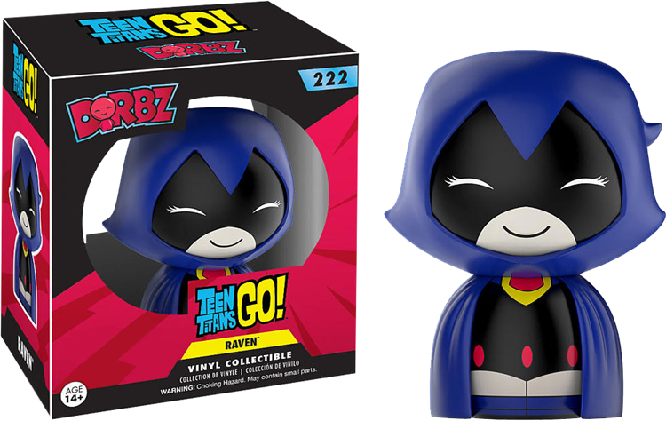 Funko Dorbz Teen Titans Go Raven Vinyl Figure Free - Funko Dorbz Teen Titans (750x474), Png Download
