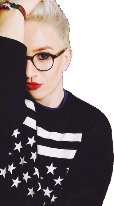 A Transparent Tyler Oakley For You Hope You Like It - Tyler Oakley Makeup (500x667), Png Download