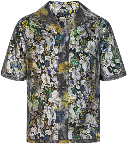 Louis Vuitton Hawaiian Lillies/bamboo Double Layer - Louis Vuitton Ropa Para Hombre (478x500), Png Download