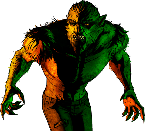 Image - Wolf Among Us Bigby Werewolf (499x449), Png Download