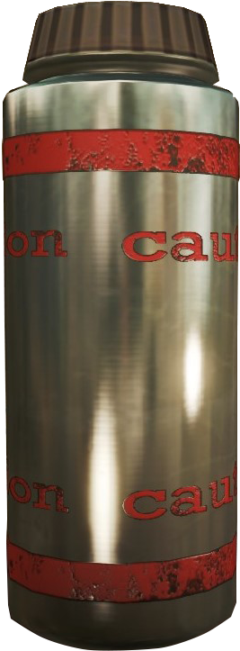 Fo4 Gold Chemical - Water Bottle (716x776), Png Download