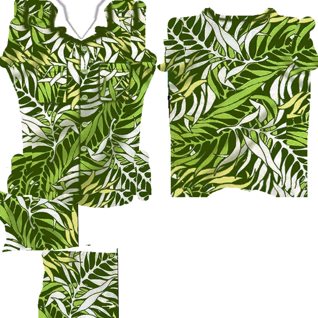 Hawaiian Shirt - Second Life Dress Texture (1024x1024), Png Download