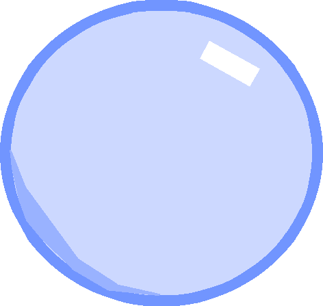 Wow Light Cyan Ball New Body - Wow Ball Object Shows (472x447), Png Download