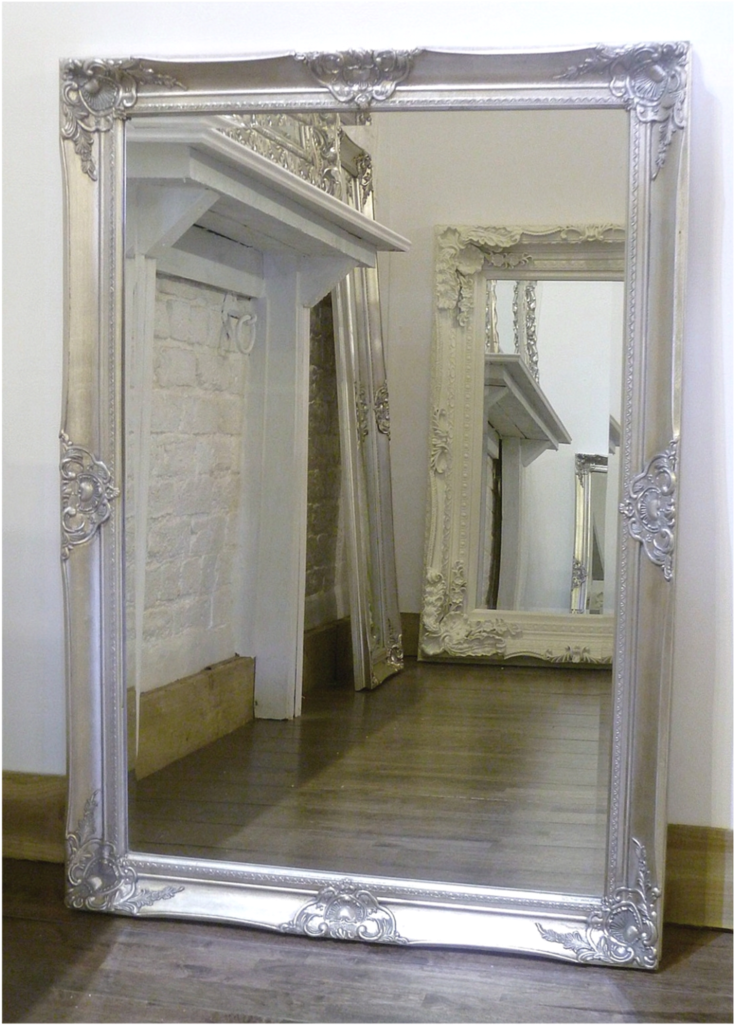 An Overall View Of This Stylish Classic Mirror In A - Big Vintage Wall Mirrors (1024x1024), Png Download
