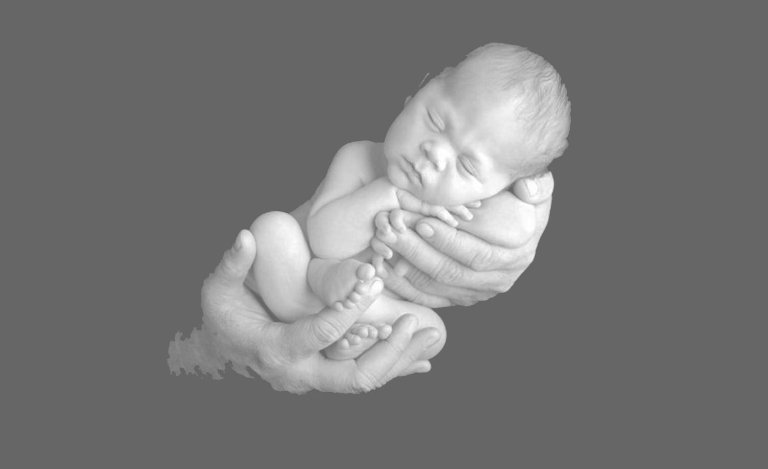 Baby In Hands Bg2 - Baby (1500x917), Png Download