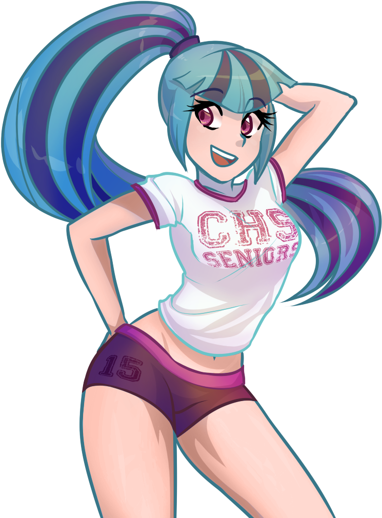 Breasts, Canterlot High, Clothes, Cute, Equestria Girls, - Mlp Anime Transparent (944x1087), Png Download