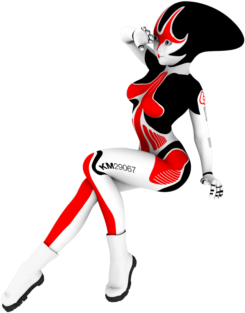 Girl Sexy Robot Dro - Robot (1500x2000), Png Download