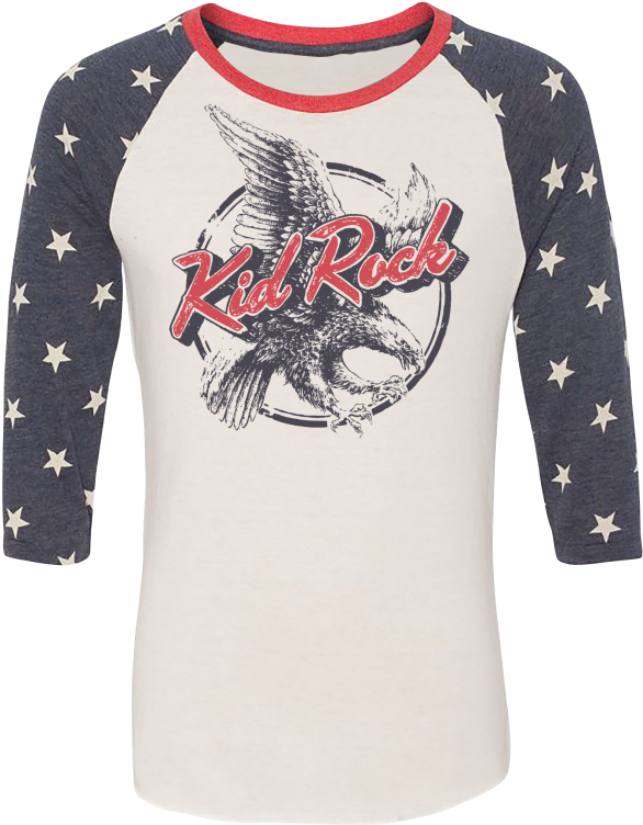 Download Click For Larger Image America Star Baseball Tee Full Size