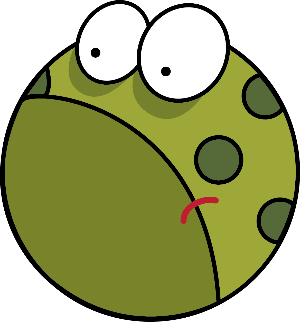 Cartoon Frog - Frog (1168x1252), Png Download