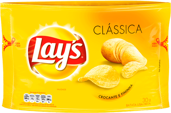 Batata Frita Lay´s Clássica 30g - Lays Lightly Salted (600x600), Png Download