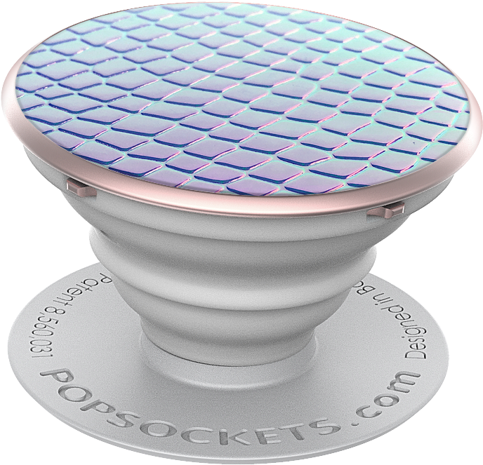 Iridescent Snake Popsocket - Saffiano Rose Gold Popsocket (720x720), Png Download