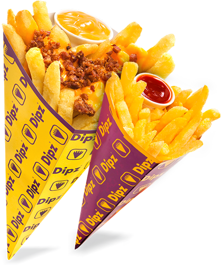 Nosso Cardápio - Batata No Cone Png (432x518), Png Download