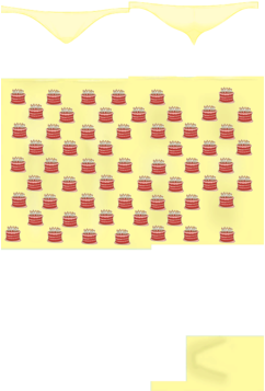 File - Cake - Minimalistic Us Flag Art (480x480), Png Download