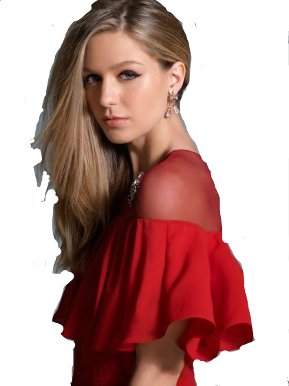 Report Abuse - Melissa Benoist Modeling (420x560), Png Download