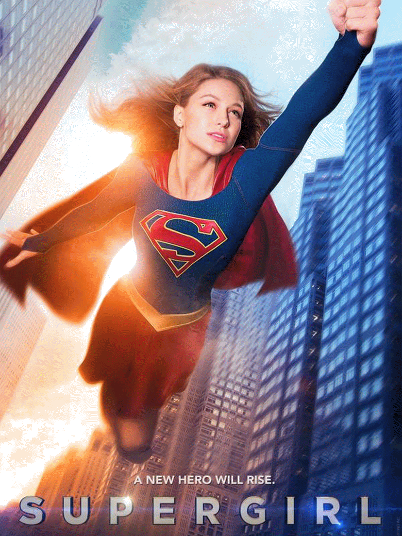 'supergirl' Melissa Benoist Takes A Stand - Supergirl: The Complete First Season (828x1104), Png Download