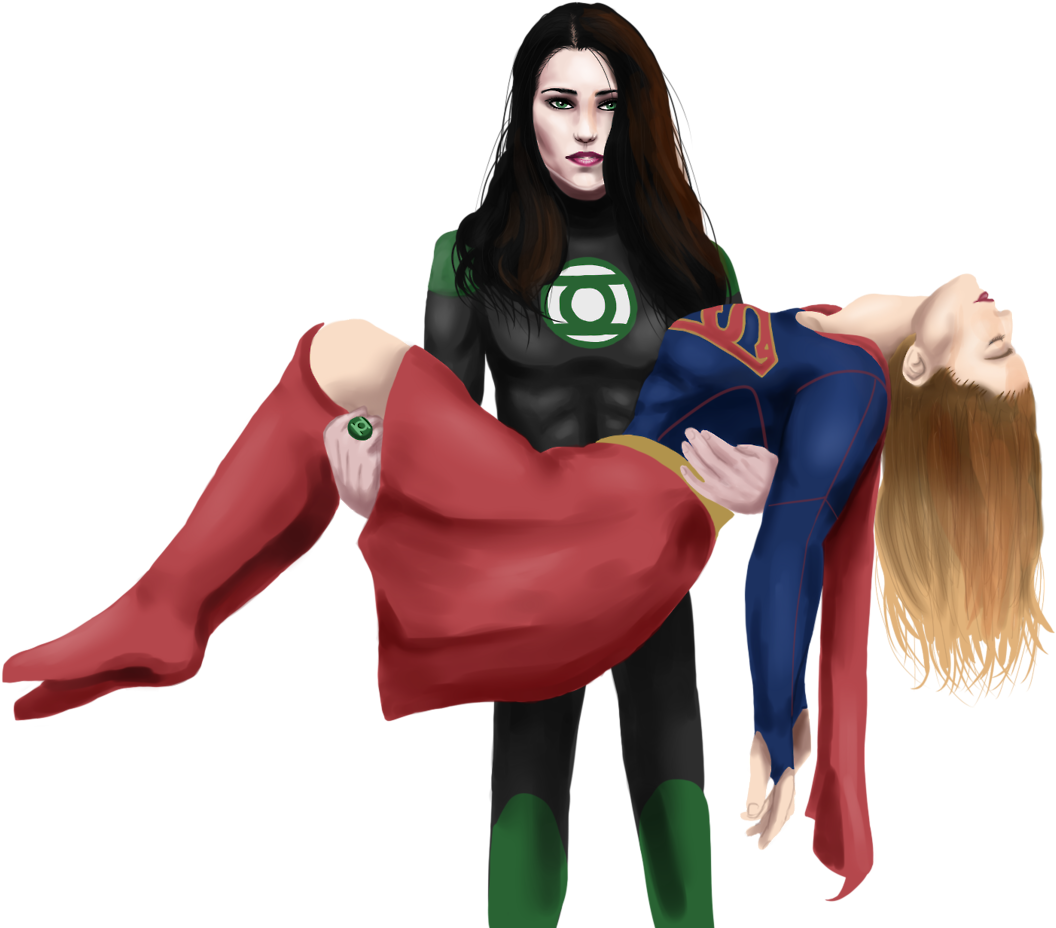 Supercorp- Mortal - Lena Luthor Green Lantern (1280x949), Png Download