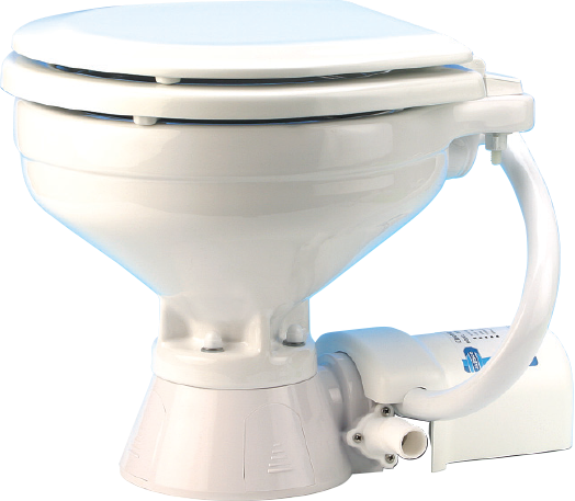 All Our Electric Toilets Use Surprisingly Little Power, - Jabsco - 370101090 Electric Toilet Standard Bowl (524x457), Png Download