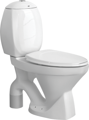 Couple Suite Toilet - Toilet (300x403), Png Download