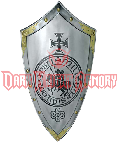 Templar Knight Steel Shield By Marto - Armor Venue - Marto Of Spain Knights Templar Medieval (500x500), Png Download
