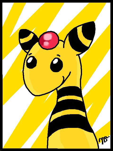 Ampharos (478x640), Png Download