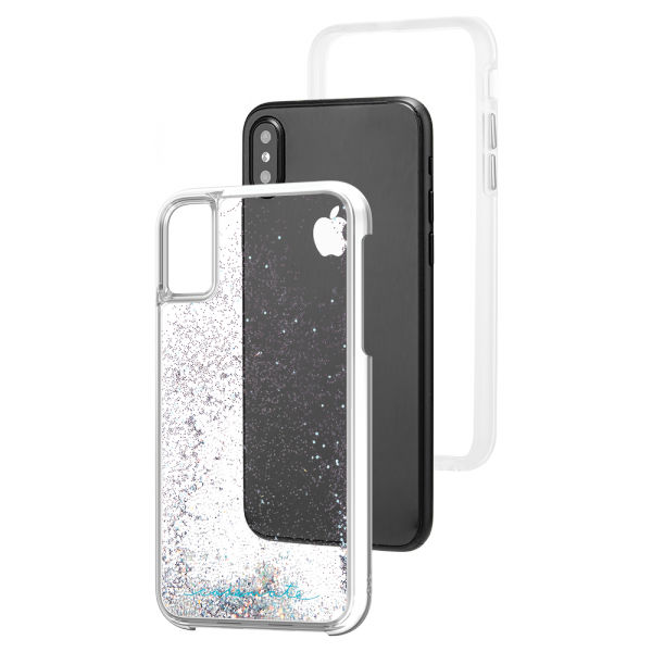 Iphone X Waterfall Case - Apple Iphone X Case-mate Waterfall Series Case - Black (600x600), Png Download
