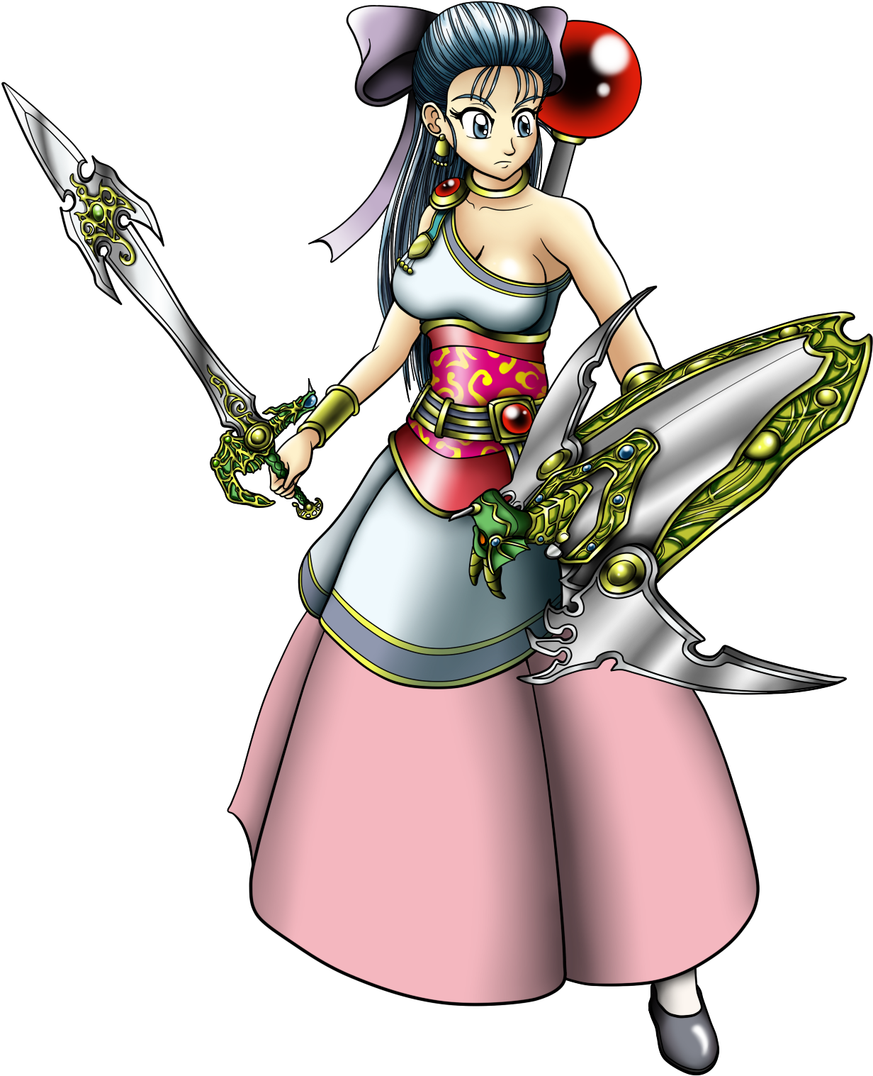 Tags Anime Dragon Quest Flora Ludman Zenithian Shield - Dragon Quest V (1430x2000), Png Download