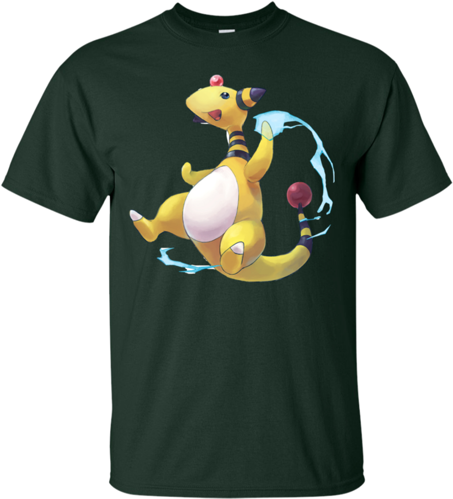 Ampharos T Shirt & Hoodie - T-shirt (1024x1024), Png Download