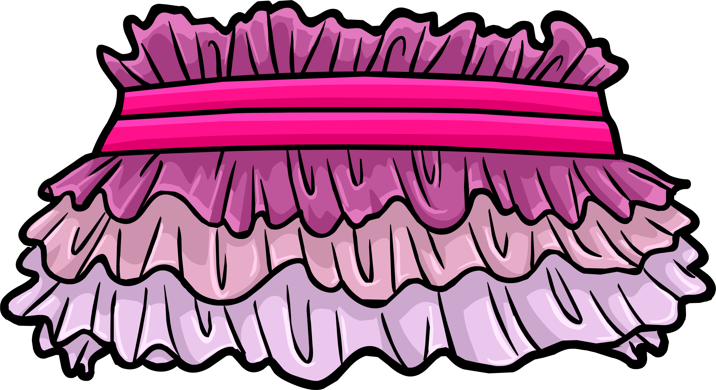 Ruffle Dress - Png - Dress (2985x1629), Png Download