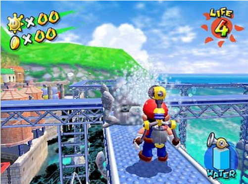 Free Super Mario Sunshine Download For Pc - Gamecube Mario Sunshine (500x500), Png Download