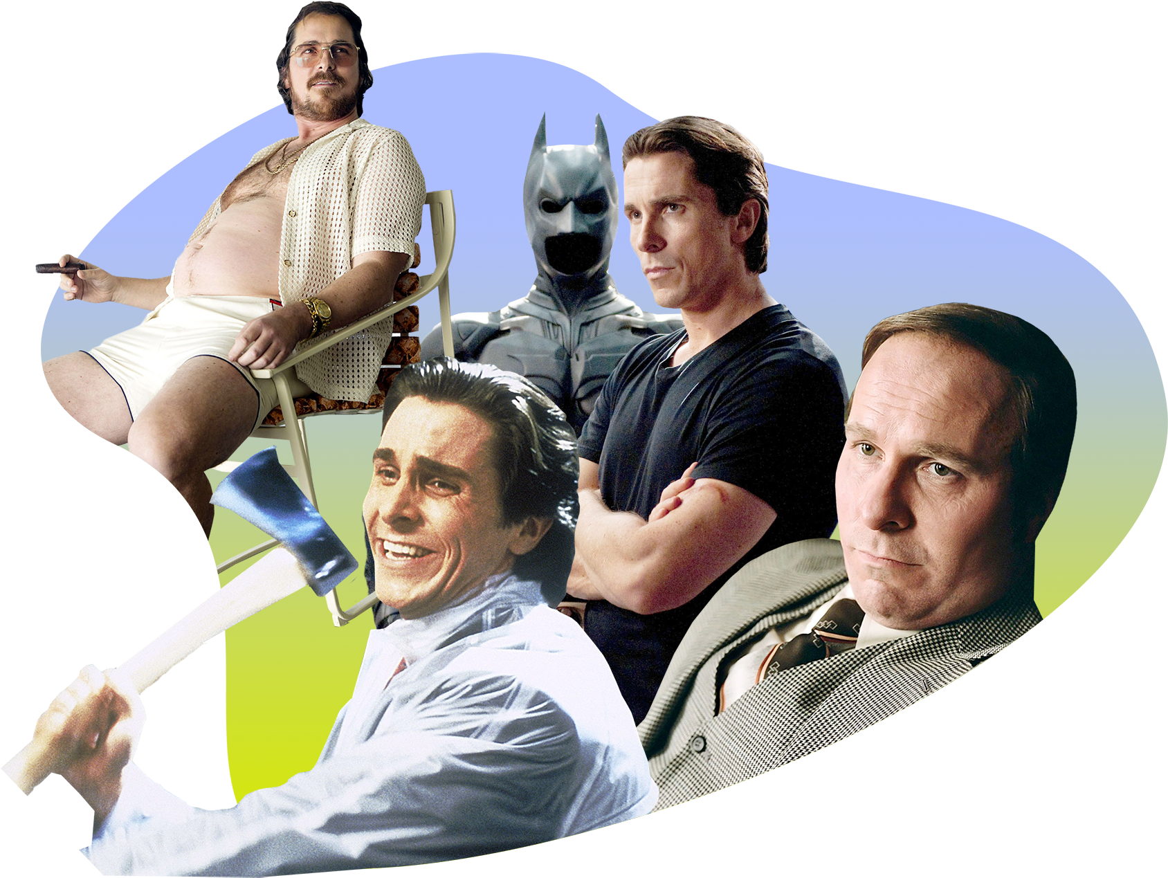 Charlie Hunnam's First Comments On Fifty Shades Of - Christian Bale Signed 11x14 Photo Autograph American (2000x1333), Png Download