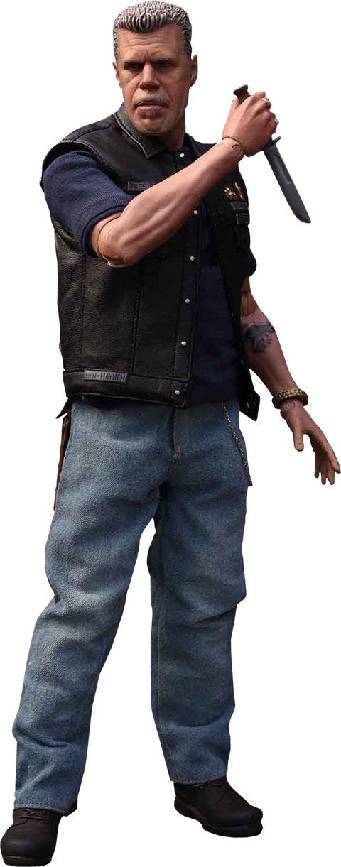 Clay Morrow Sixth Scale Figure - Halloween Michael Myers Png (480x1221), Png Download