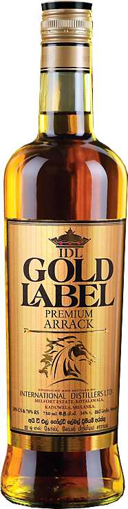 Idl Gold Label - Gold (388x764), Png Download