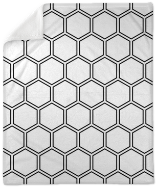 Vector Modern Seamless Geometry Pattern Hexagon, Black - Lunch Napkins Polygon Blue (400x400), Png Download