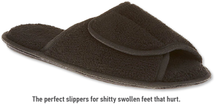 While I'm On The Subject , Here's The Result Of An - Slipper (462x261), Png Download