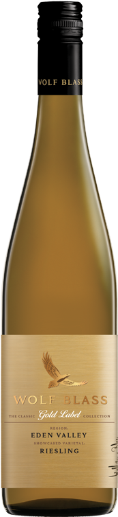Wb Gold Label Riesling - Buy 6 Bottles Of Wolf Blass Gold Label Riesling Eden (286x800), Png Download