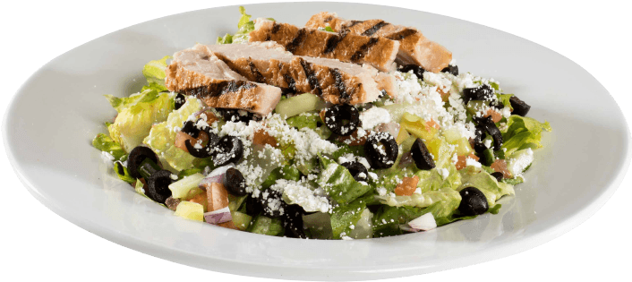 Greek Chicken Salad - Caesar Salad (705x705), Png Download