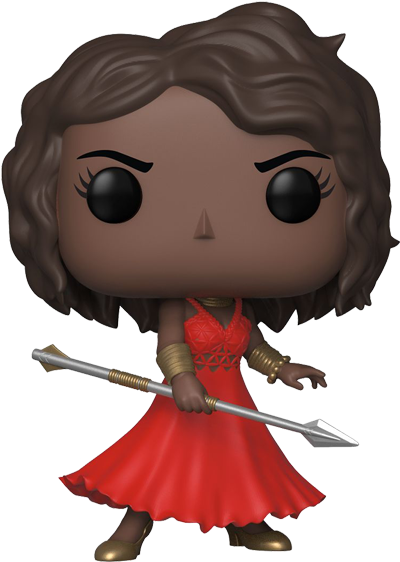 Black Panther Okoye Nycc 2018 Exclusive Pop Vinyl Figure - Okoye Red Dress Funko Pop (600x600), Png Download