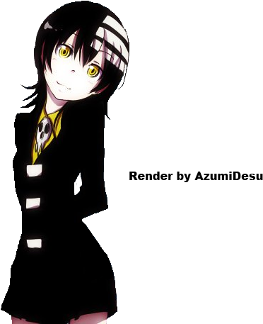 Soul Eater Death The Kid /girl - Soul Eater Female Death The Kid (417x462), Png Download