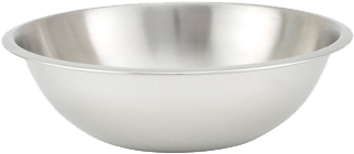 Stainless Steel Heavy Duty Mixing Bowl 10-5/8" Diameter - Steel (376x376), Png Download