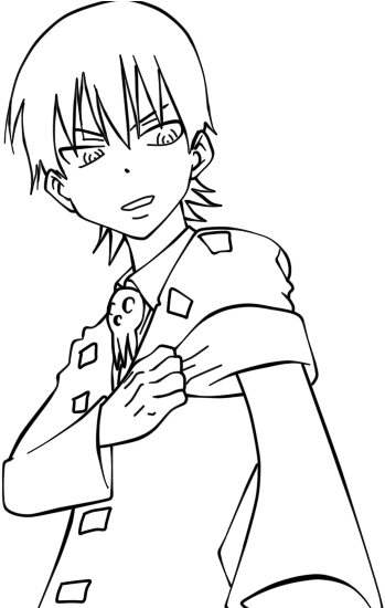 Soul Eater 99 Death The Kid By Athosshniger On Deviantart - Line Art (700x549), Png Download