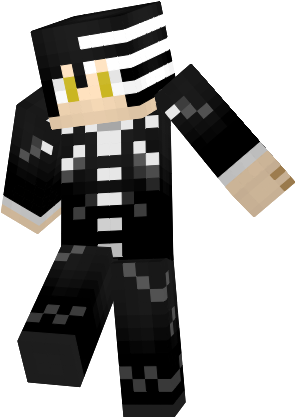 Qtltepng - Soul Eater Minecraft Skin (294x427), Png Download